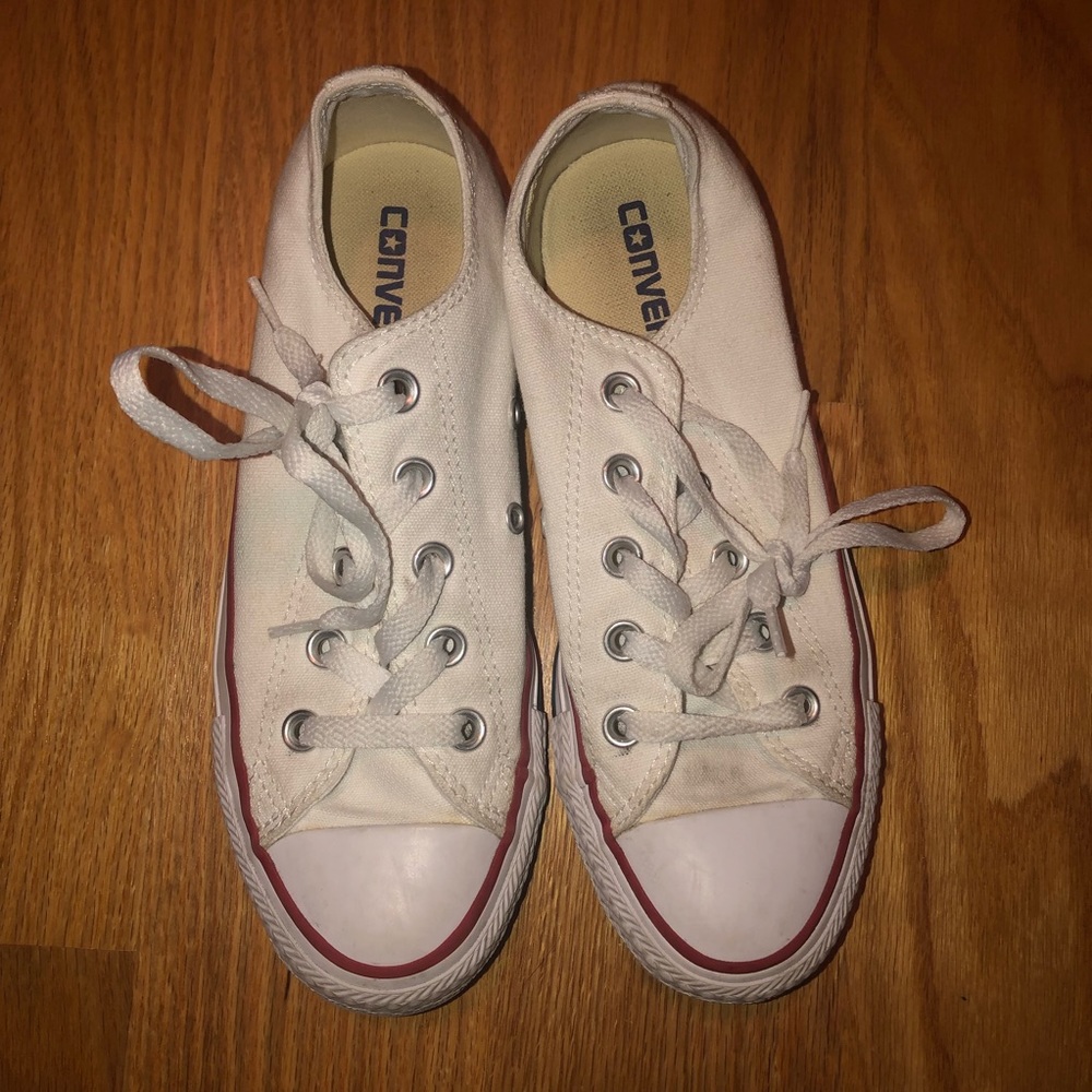 White Converse Shoes
